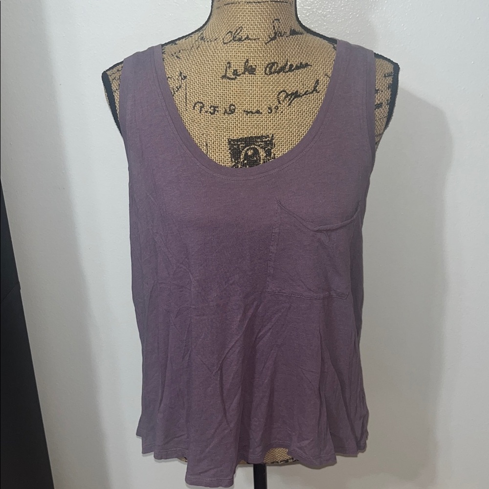 Express Large Purple Sleeveless Top